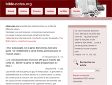 Tablet Screenshot of bible-notes.org